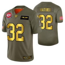 NFL 100th Season Kansas City Chiefs Tyrann Mathieu Men 2019 Salute to Service Jersey