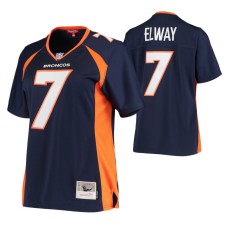 Women Denver Broncos John Elway Legacy Replica Navy Jersey