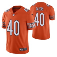 Men Chicago Bears Gale Sayers Vapor Untouchable Limited Orange Jersey