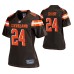 Women Cleveland Browns #24 Nick Chubb Brown Nike Game Jersey