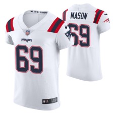 Men New England Patriots Shaq Mason Vapor Elite White Jersey