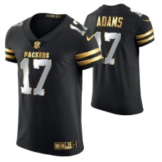 Green Bay Packers Davante Adams #17 Golden Edition Black Elite Jersey