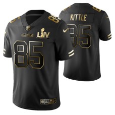 George Kittle San Francisco 49ers Super Bowl LIV Black Vapor Limited Golden Edition Jersey