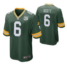 Men Green Bay Packers #6 JK Scott Green Nike Game Jersey