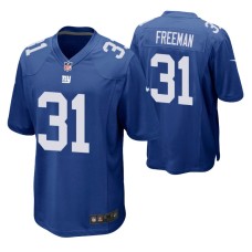 New York Giants Devonta Freeman #31 Game Royal Jersey