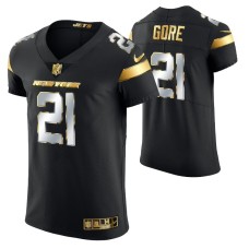 New York Jets Frank Gore #21 Golden Edition Black Elite Jersey