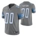 Men Detroit Lions #00 Custom Steel Nike color rush Limited Jersey