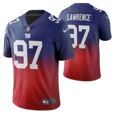 New York Giants Dexter Lawrence Men Royal Color Crash Gradient Jersey