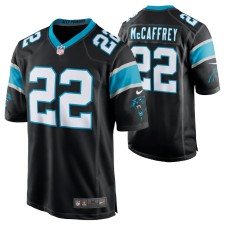 Men Carolina Panthers Christian McCaffrey #22 Game Black Jersey