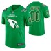 Men Arizona Cardinals Custom Kelly Green St. Patrick Day Jersey