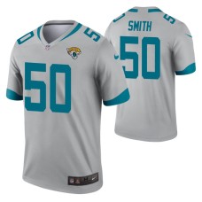 Men Telvin Smith Jacksonville Jaguars Jersey Silver Inverted Legend Edition