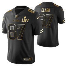 Dwight Clark San Francisco 49ers Super Bowl LIV Black Vapor Limited Golden Edition Jersey