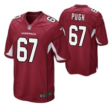 Men Arizona Cardinals #67 Justin Pugh Red Nike Game Jersey