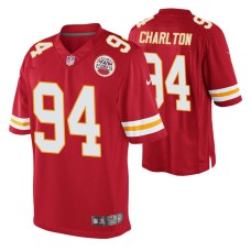 Kansas City Chiefs Taco Charlton Game #94 Red Jersey