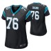 Russell Okung Carolina Panthers Black Game Jersey Women