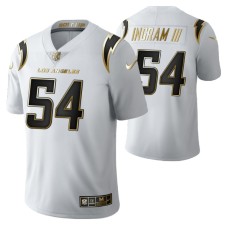 Men Los Angeles Chargers Melvin Ingram III Golden Limited White Jersey