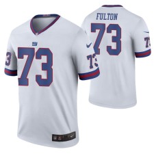 Zach Fulton No. 73 New York Giants White Color Rush Legend Jersey