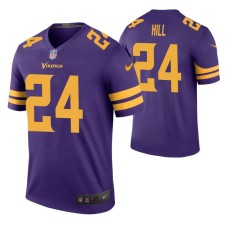 Minnesota Vikings Holton Hill Men Purple Color Rush Legend Jersey