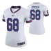 Women New York Giants Kevin Zeitler White Color Rush Legend Jersey