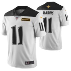 New Orleans Saints Deonte Harris City Edition White Vapor Limited Jersey