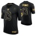 Men New Orleans Saints No. 13 Michael Thomas Golden Limited Black Jersey