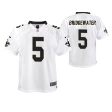 Youth New Orleans Saints #5 Teddy Bridgewater White Nike Team Color Game Jersey