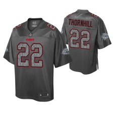 Juan Thornhill Kansas City Chiefs Men Static Fashion Jersey Heather Charcoal