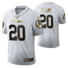 Washington Redskins Landon Collins 100th Season Jersey White Vapor Limited Golden Edition