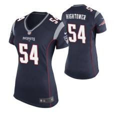 Women New England Patriots #54 Dont'a Hightower Navy Nike Game Jersey