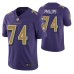 Baltimore Ravens Tyre Phillips Color Rush Limited Purple Jersey