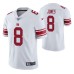 New York Giants Daniel Jones White 100th Season Vapor Limited Jersey