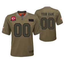 Custom New York Giants Camo 2019 Salute to Service Jersey