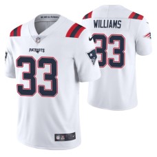 New England Patriots Joejuan Williams Vapor Limited White Jersey