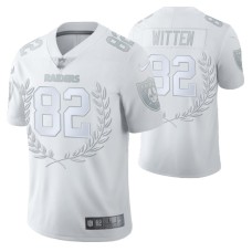 Las Vegas Raiders #82 Jason Witten Vapor Limited White Platinum Jersey