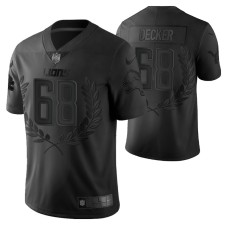 Detroit Lions #68 Taylor Decker Vapor Limited Black Jersey