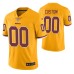 Men Washington Redskins #00 Custom Gold Nike color rush Limited Jersey