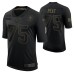 New Orleans Saints #75 Andrus Peat Black 2020 Salute To Service Limited Jersey