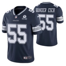 Dallas Cowboys Leighton Vander Esch 60th Anniversary Navy Vapor Limited Jersey