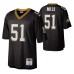 Men New Orleans Saints Sam Mills 1987 Legacy Replica Black Jersey