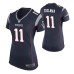 Women New England Patriots #11 Julian Edelman Navy Nike Game Jersey