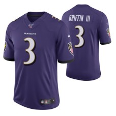 Baltimore Ravens Robert Griffin III Purple 100th Season Vapor Limited Jersey