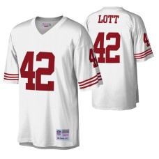 Men San Francisco 49ers Ronnie Lott White Legacy Replica Jersey