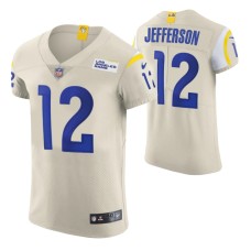 Los Angeles Rams Van Jefferson #12 Vapor Elite Cream Jersey