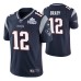 Men New England Patriots Tom Brady Navy Super Bowl LIII Champions Patch Jersey