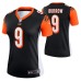 Women Joe Burrow #9 Cincinnati Bengals Black Legend Jersey