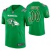 Men Baltimore Ravens Custom Kelly Green St. Patrick Day Jersey