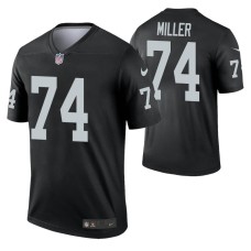 Men Kolton Miller #74 Las Vegas Raiders Black Legend Jersey