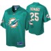 Men Miami Dolphins Xavien Howard Team Icon Aqua Jersey