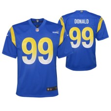 Youth Los Angeles Rams Aaron Donald Game #99 Royal Jersey