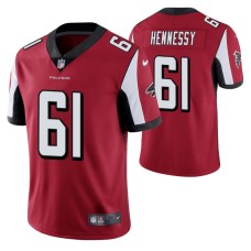 Falcons Matt Hennessy 2020 NFL Draft Red Jersey Vapor Limited